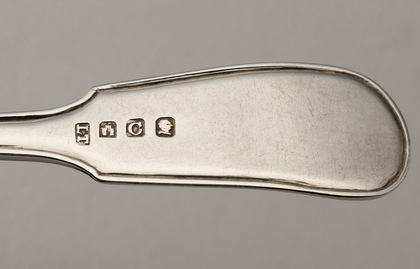 Extremely Rare Cape Silver Fiddle Thread Without Shoulders Table Fork - Lawrence Twentyman (2nd example)